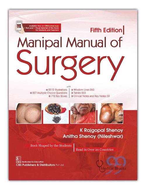 Manipal Manual of Surgery 5th Edition