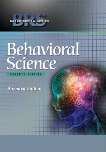 Board Review Series BRS Behavioral Science 7th Ed