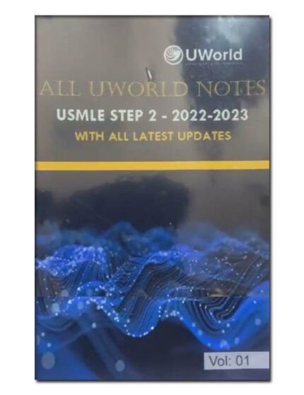 All Uworld Notes 2022 USMLE Step 2 CK Exam www.99medicalbooks.com
