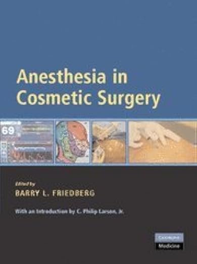 Anesthesia in Cosmetic Surgery