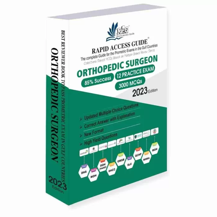 Orthopedic Surgeons MCQ Book | Prometric Exam Questions – 2023