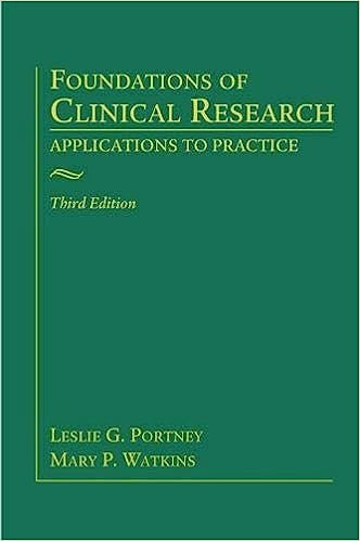 Foundations of Clinical Research: Applications to Practice Third Edition