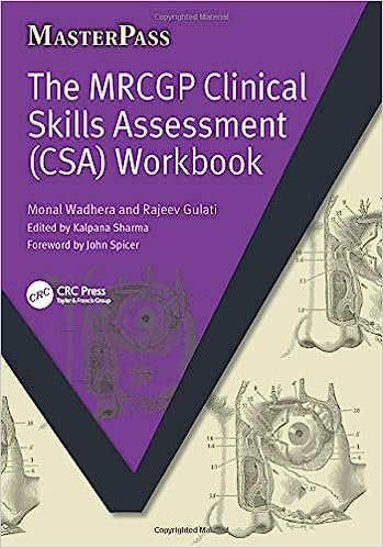 The MRCGP Clinical Skills Assessment (CSA) Workbook (MasterPass) 1st Edition