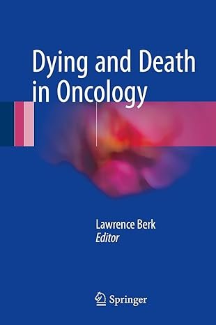 Dying and Death in Oncology 1st ed