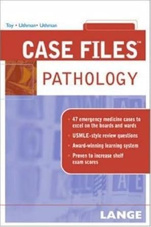 Case Files Pathology (LANGE Case Files)