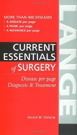Current Essentials of Surgery 1st Edition