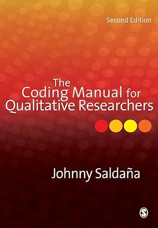 The coding manual for qualitative researchers 2nd edition